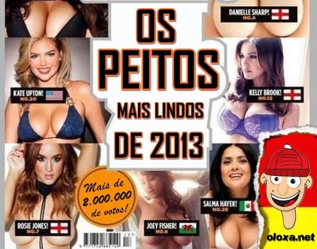 100 peitos mais lindos de 2013